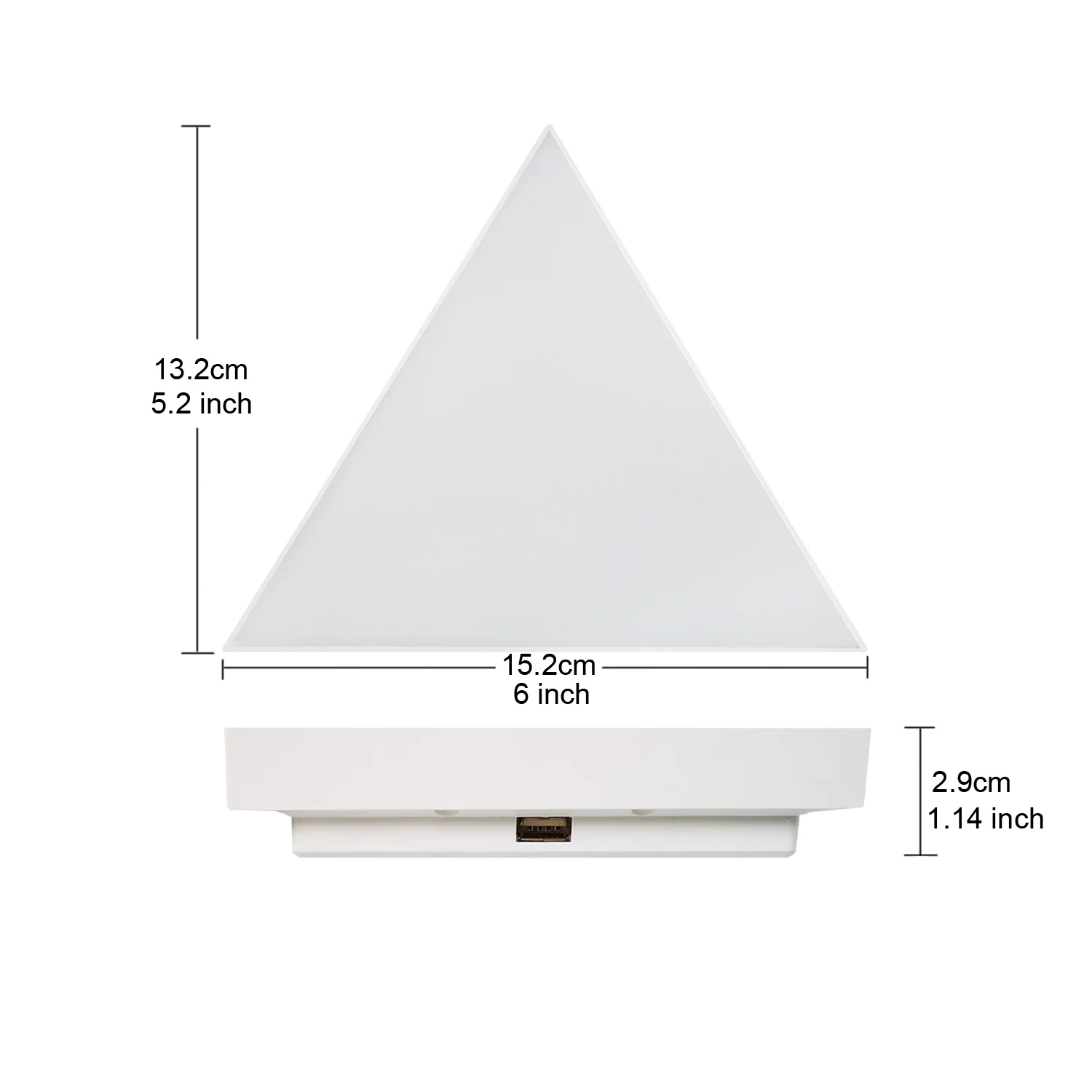 New Design Fancy DIY Home Decor Smart Wifi Control triangle rgbw colorful ceiling LED panel lights