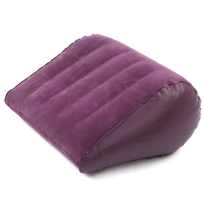 Wholesale BDSM Sex Chair Inflatable Sofa Pillow for Couples Multifunctional Position Wedge Pillows Flocking Sex Furniture