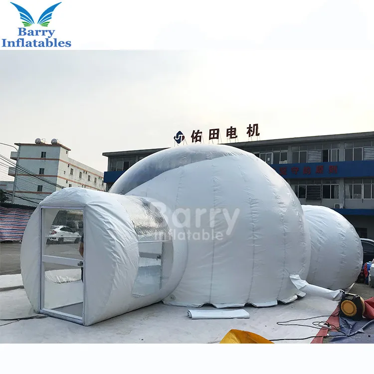 luxury clear outdoor backyard transparent clear inflatable camping home bubble tent
