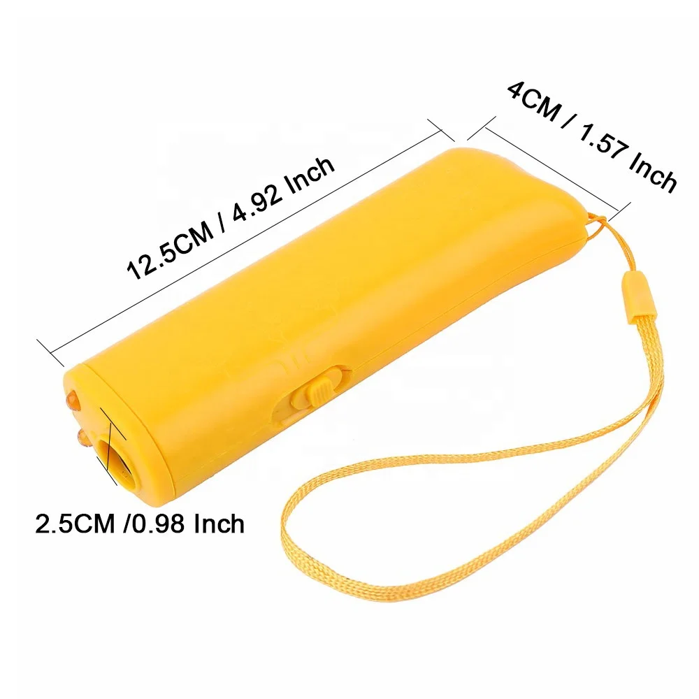 3 in 1 Anti Barking Deterrents LED Pet Control Training Device Trainer Ultrasonic Dog Repeller