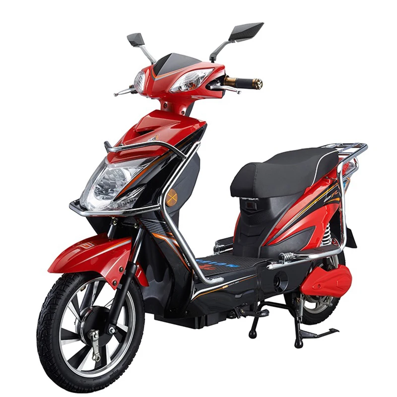 2021 350W 500W Hydraulic Shock Absorption Disc Brake Lead Acid Electric Motorcycle Scooter