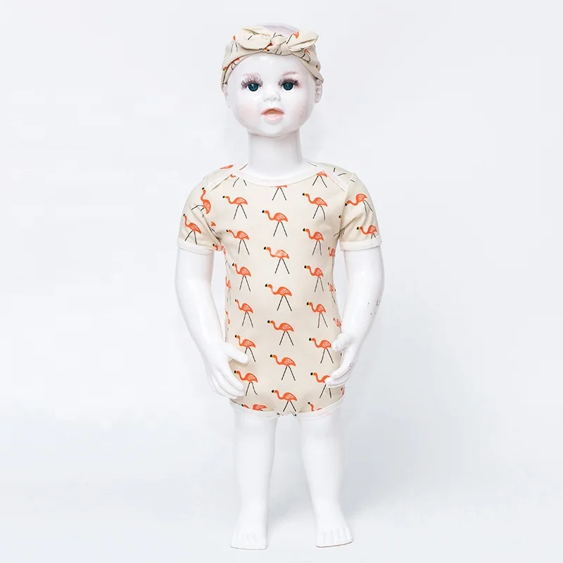 
100% Organic Cotton Infant Clothes Short Sleeve Baby Romper High Quality Newborn Onesie Infant 