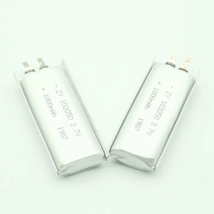 Wholesale MSDS Certificate Lipo Li Po Battery 102050 3.7V 1000mAh For Lights