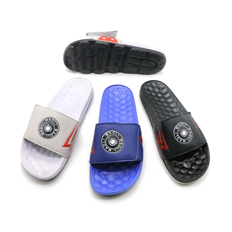 Custom Logo 3d Blank Mens Slides Footwear Sublimation Breathable Men Slide Slippers