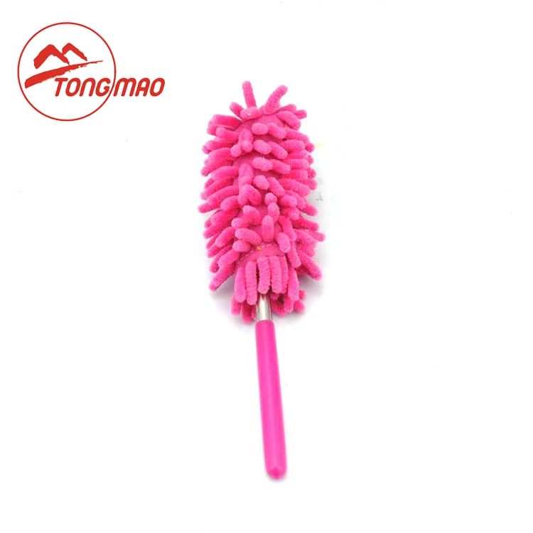 Лидер продаж с длинной ручкой для очистки углов выдвижная Автомобильная тряпка из микрофибры ручная