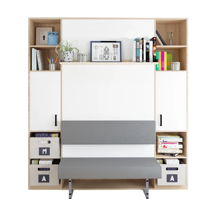 Заводская цена невидимая Ручная вертикальная настенная кровать экономия пространства стабильная Выдвижная Скрытая Складная подъемная с диваном