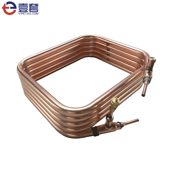 
Pure copper tube coaxial heat exchanger use for air-cooled chiller 