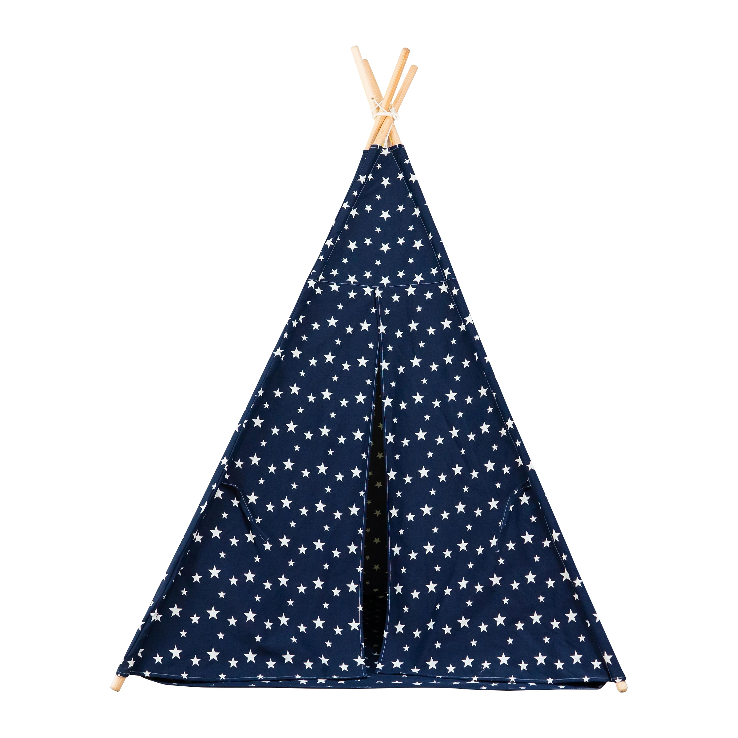 Indoor Stars Pattern Kids Teepee Tent Children Play Indian Tent