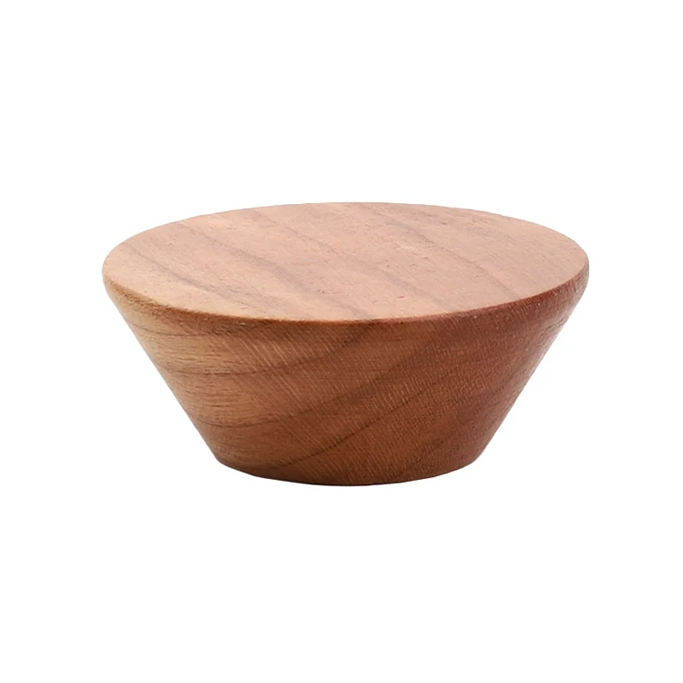 Furniture knob Small antique round wooden drawer knobs decorative drawer knobs