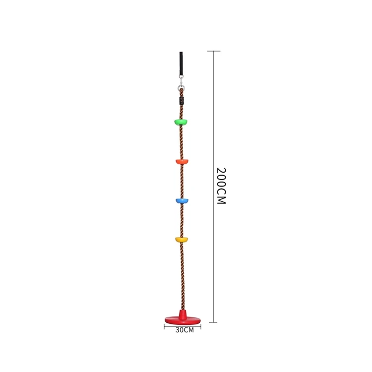 Hot Sale Children Outdoor Playground Climbing Rope Ladders Swing Disc Seat With