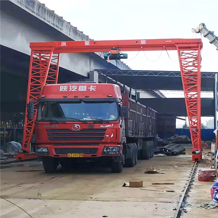 Customized single and double beam gantry crane tyre type container tyre crane Flower frame gantry crane 5 ton 8 ton 10 ton