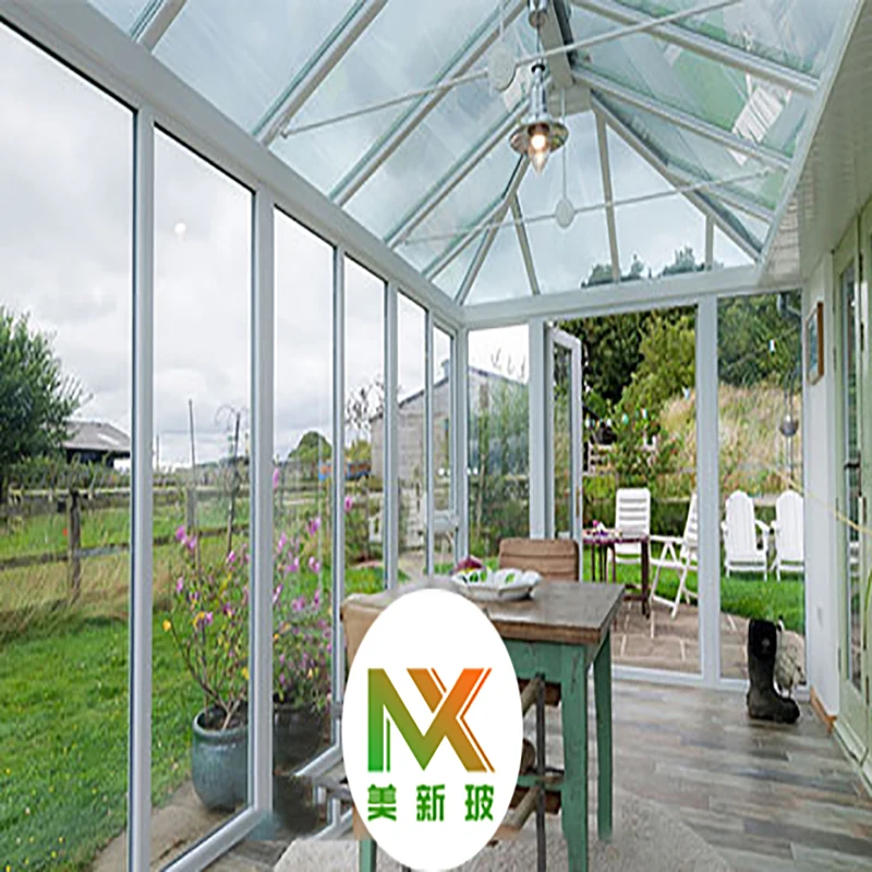 Sun Room Glass House Outdoor Courtyard 4 Seasons Aluminium Frame Free Standing Houses Windows Insulated Glass