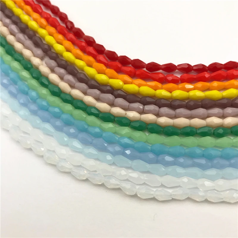 
3x5 seed beads crystal beads glass faceted beads for jewelry making 