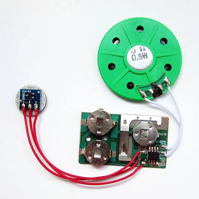 Sound chip with magnetic switch magnet sensor for audio plastic toy paper greeting card voice envelop and music bag use