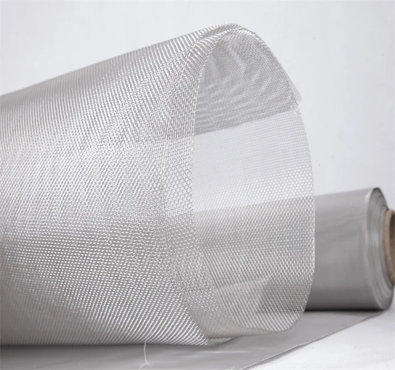 4mm 3.35mm 3.15mm  Plain Weave Square Stainless Steel Woven Wire Mesh For Filter Screen