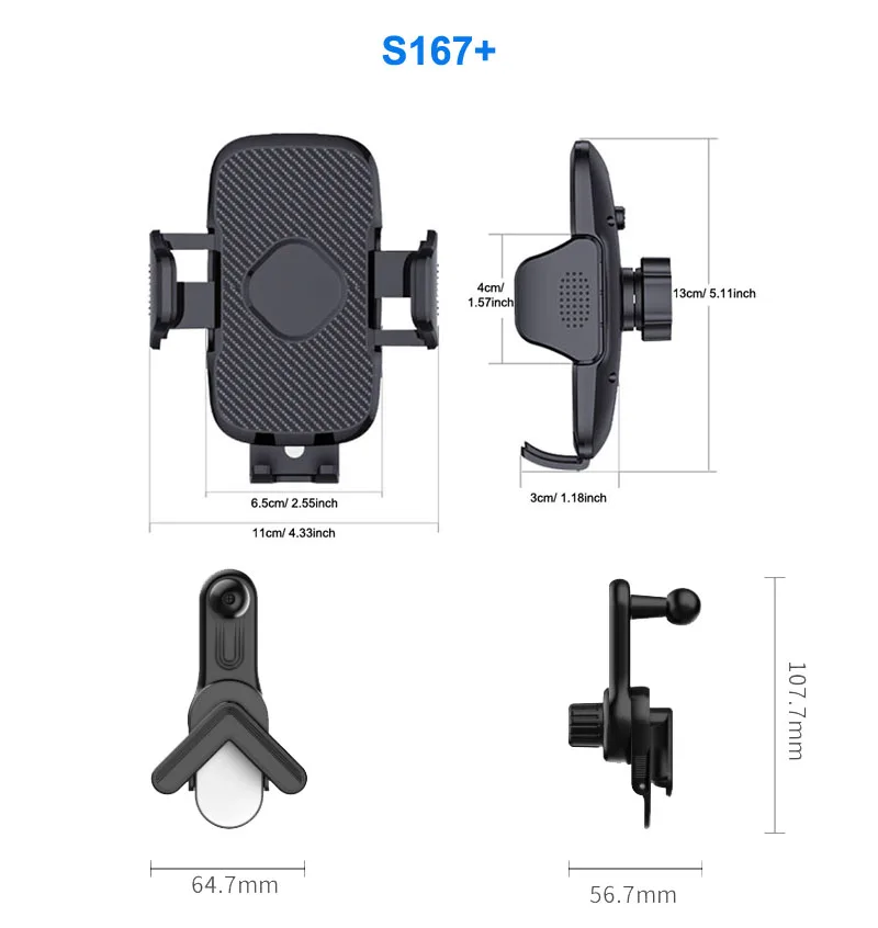 No Glue Model 3/Y Accessories Universal Phone Mount Holder for Tesla Model 3 Model Y