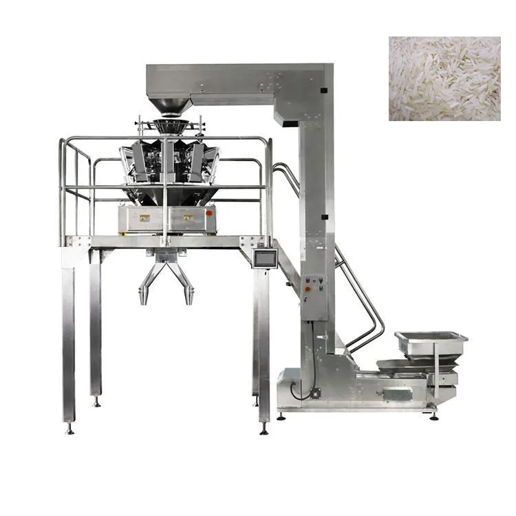 semi-automatic rice weighing packing machine for 1kg 2kg 5 kg