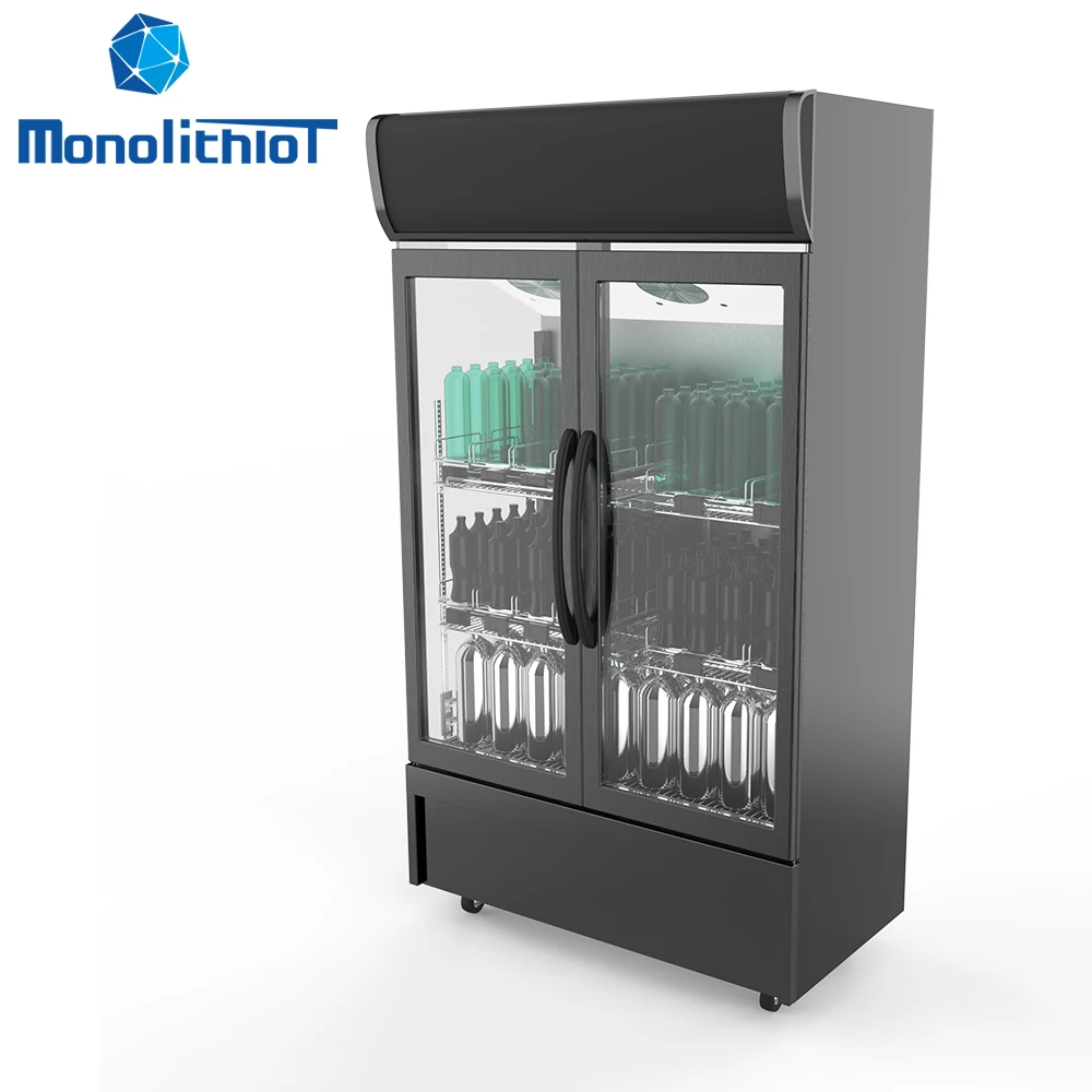 MonolithIoT Supermarket Drinks Sales Commercial Weighing Vending Machine Smart Unmanned Retail Refrigerator