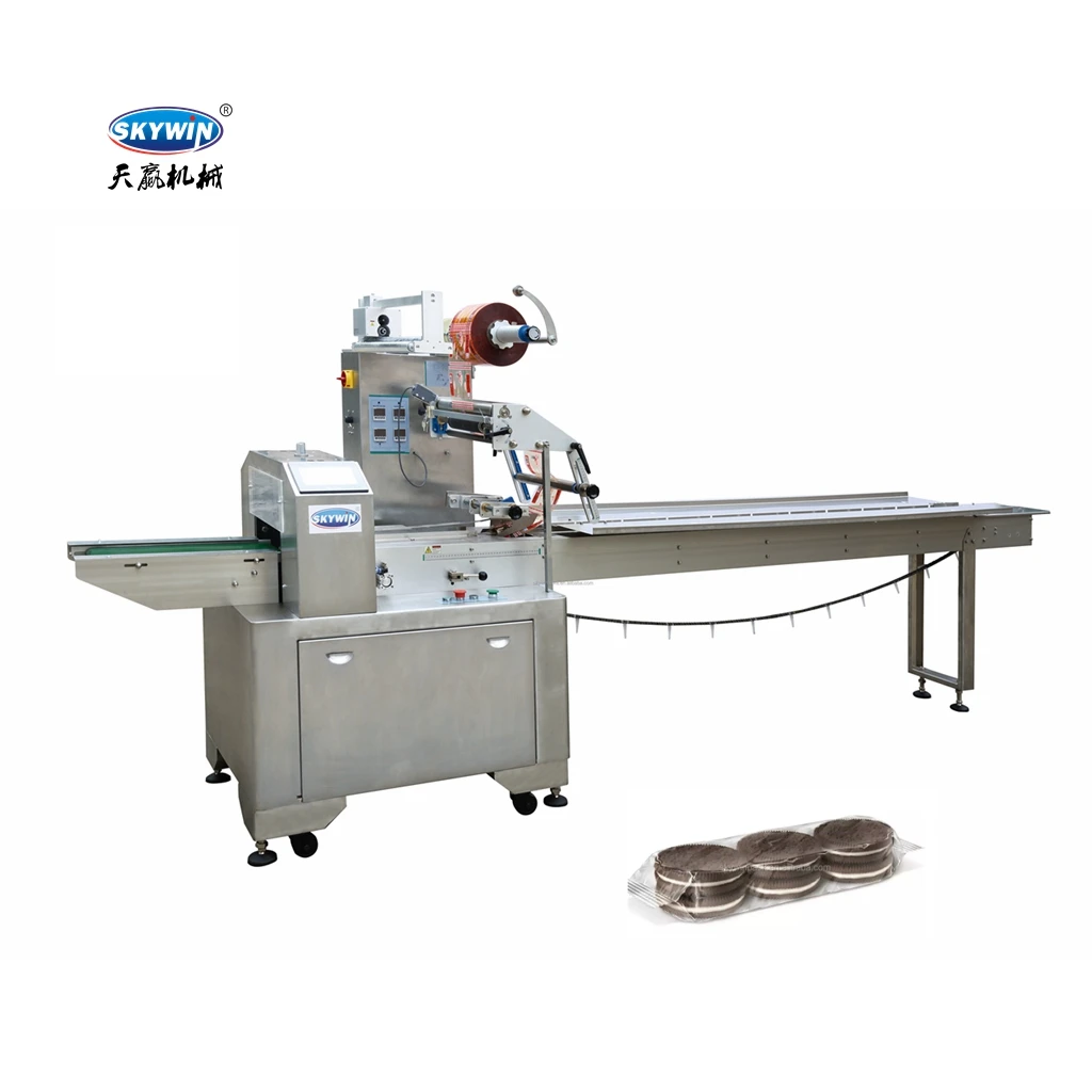 Super September Hot-sale Biscuit Plant 530  Flow Packing Machine with Coding Machine