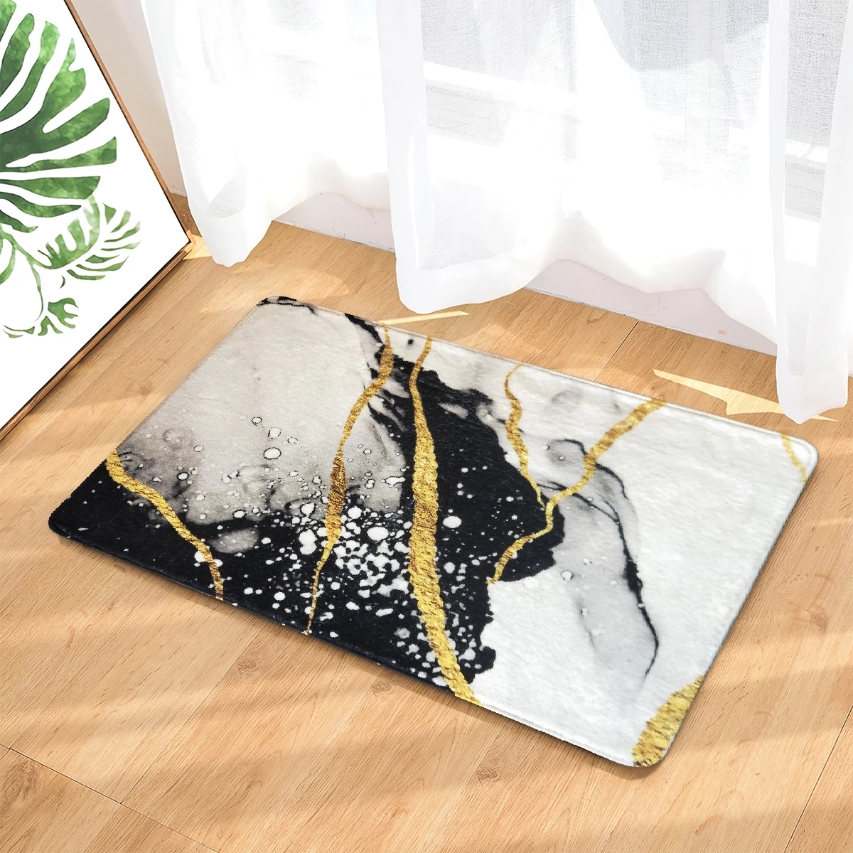 luxury factory direct selling soft touch printed door mat
