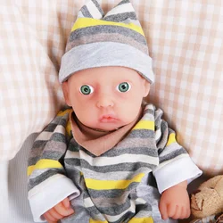 11 inch Super Cute Adorable Mini Reborn Baby Doll Full Body Soft Silicone