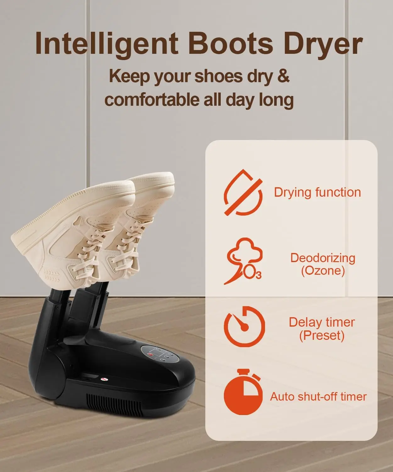 Smart Dryer Shoes Electric ultraviolet Shoes Dryer For Drying Shoes Dryer with timing function