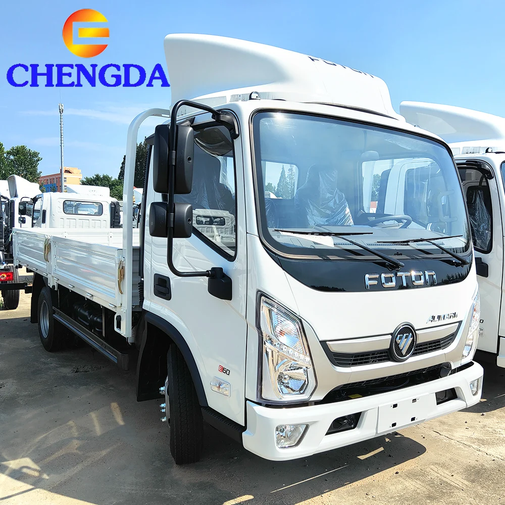 Factory Direct Foton Aumark E 163Hp 5 Tons 6 Wheelers 4X2 Light Truck For Sale