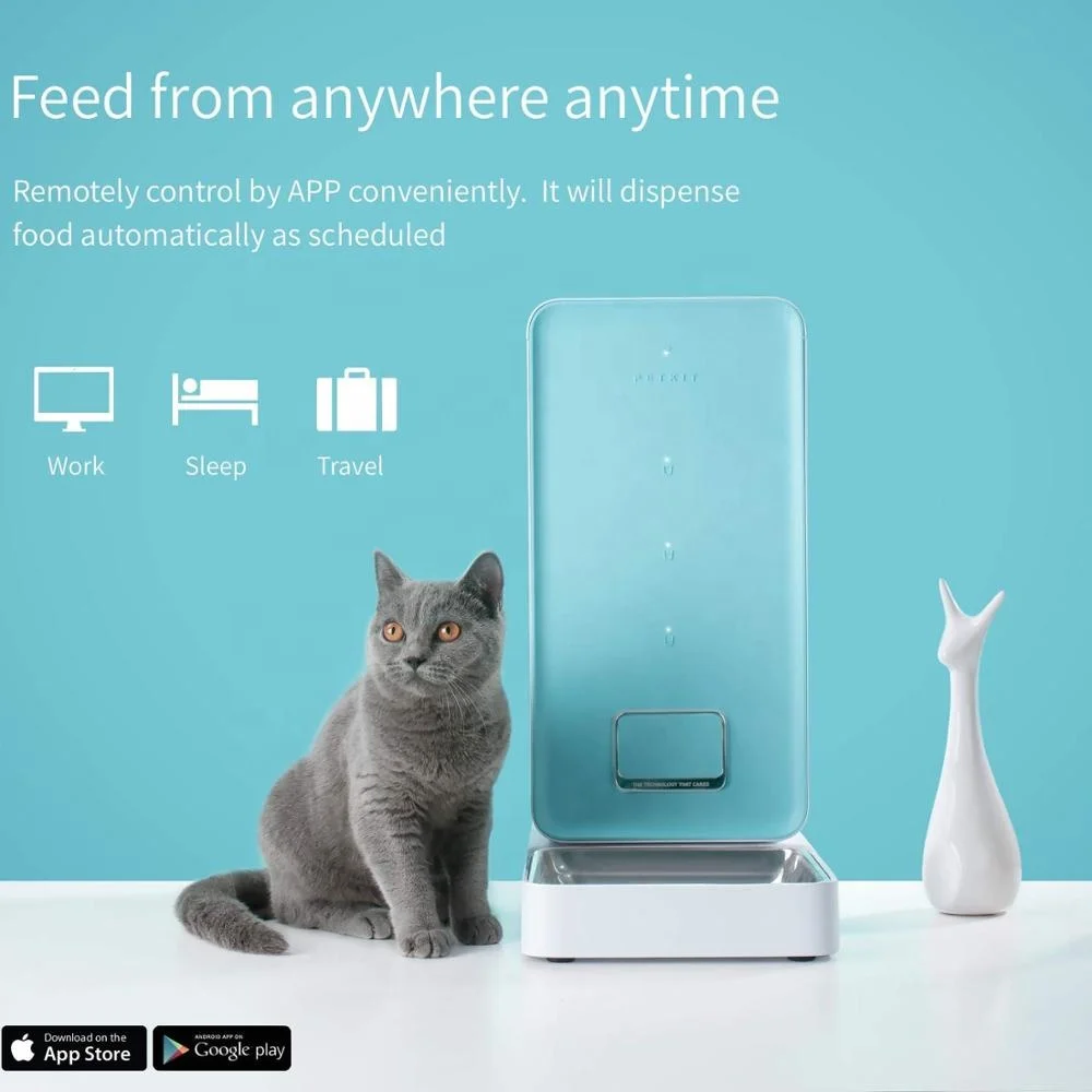
PETKIT Smart Pet Products Smart Automatic Cat Dog Feeder with App & ALEXA Voice control 
