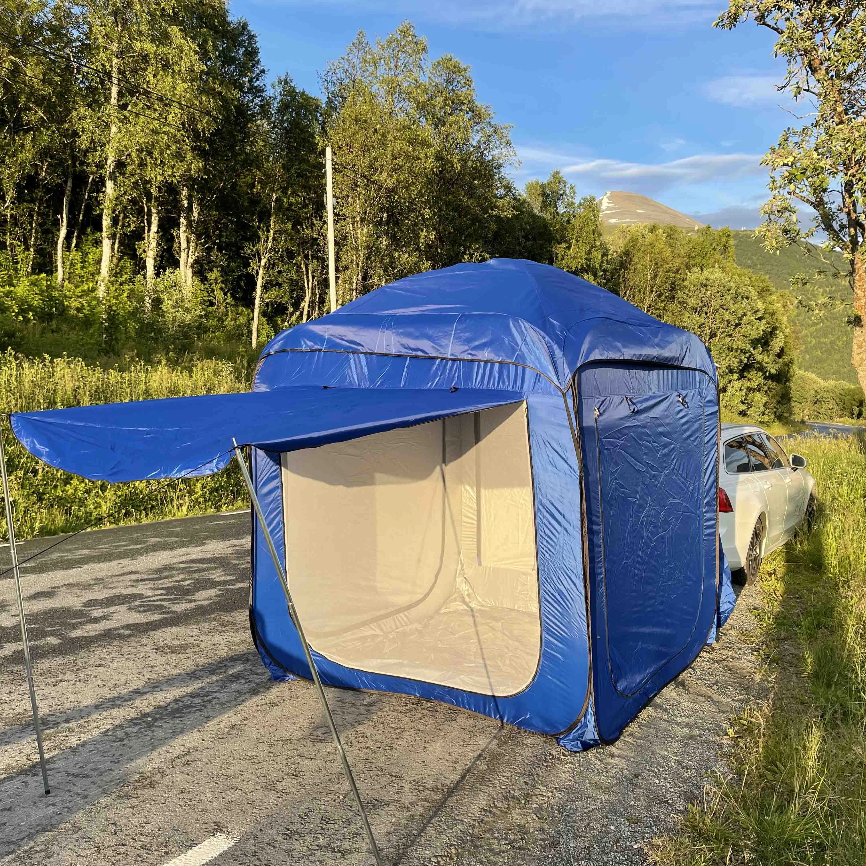 Уличная снаряжение портативная складная Подключаемая задняя дверь навес для кемпинга автомобильная палатка тент внедорожника