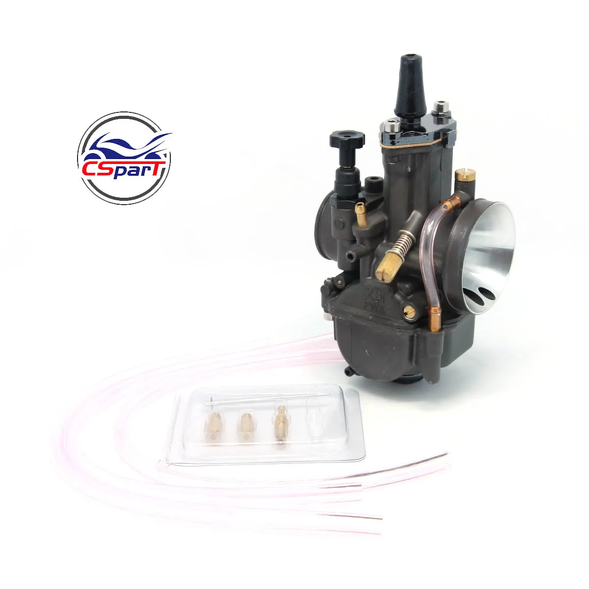 Black PWK 28 28MM Racing Carburetor for Koso OKO Keihin With Power Jet