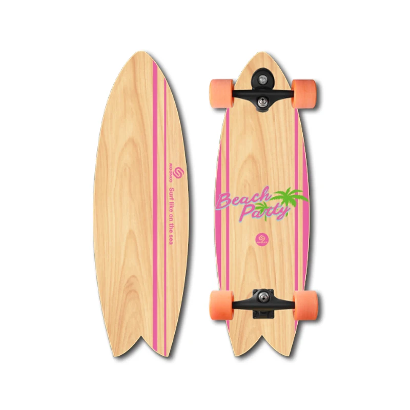 Canadian Maple Green Color Cruiser Surfskate Slide Surf Skate Board Deck Surf 32 with Low Price