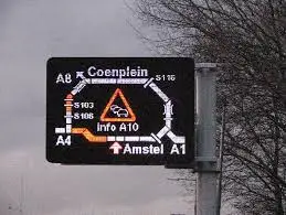 
Variable message sign and Parking guidance information sign 