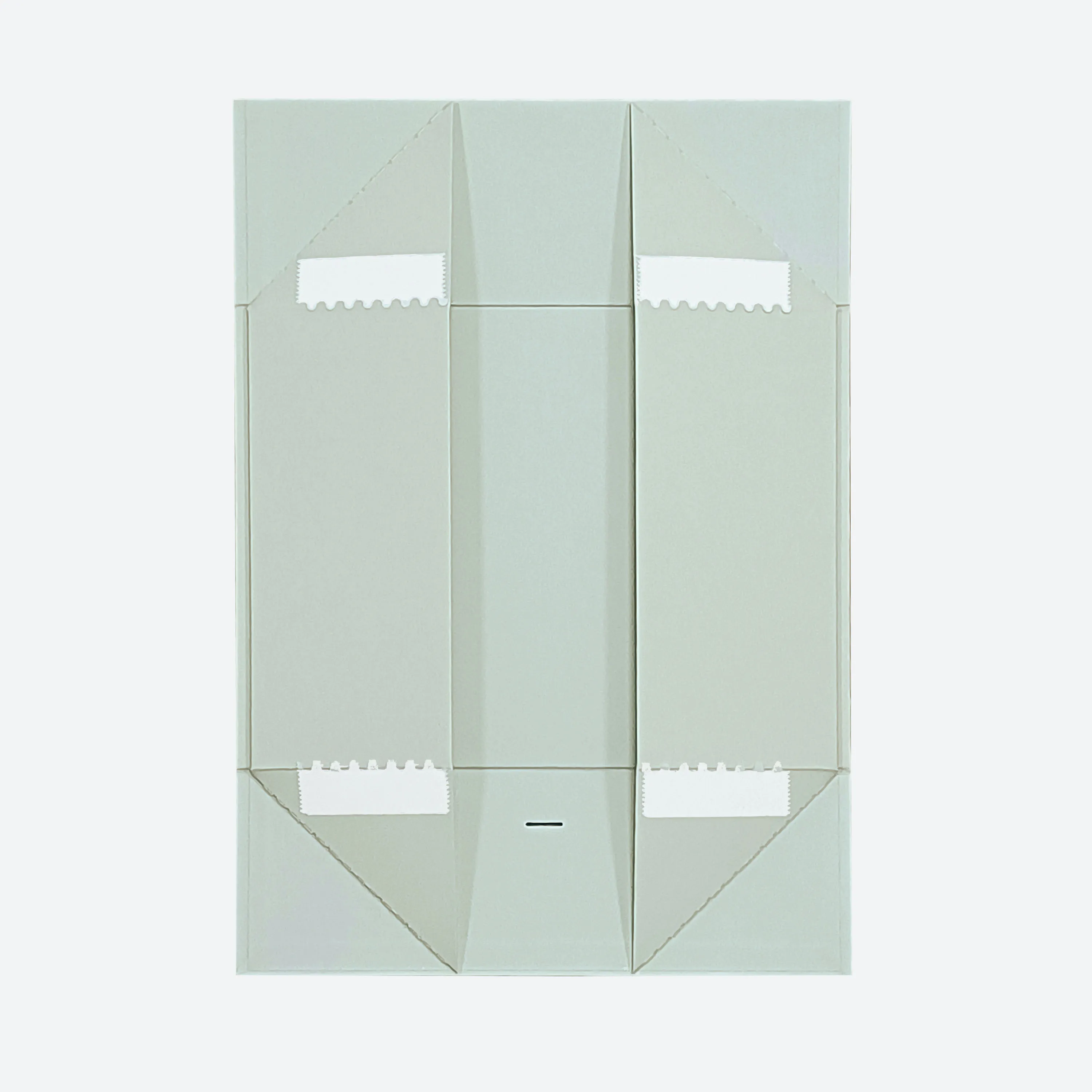 Sage green color custom clothing gifts packaging foldable box with magnetic lid