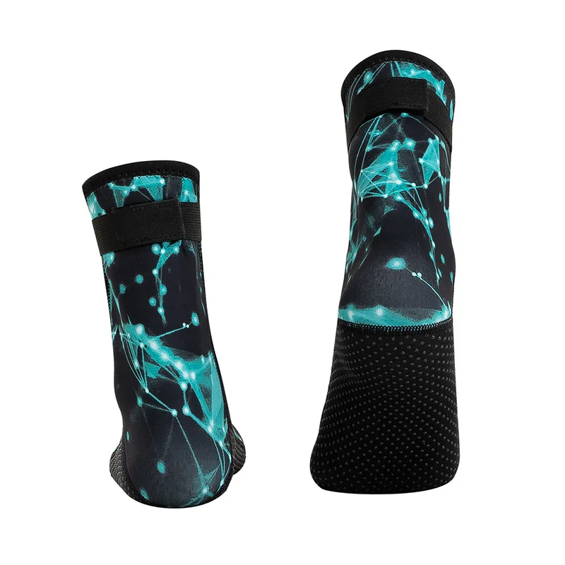 Unisex 3MM Warm Diving Socks Adult Kids Beach Swim Non-slip Socks Custom Logo Printed Neoprene Beach Boots Socks