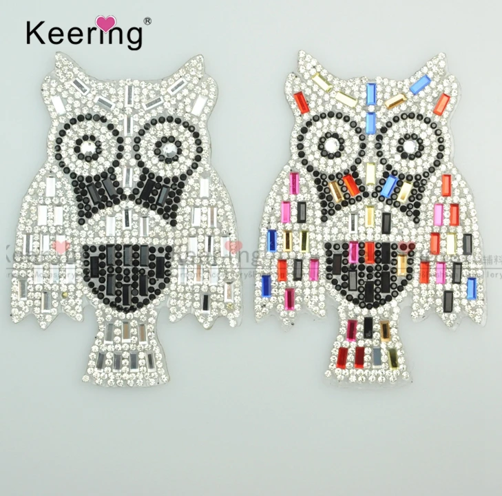 Wholesale High Quality Custom Design Crystal Rhinestone Transfer Patch Diamond Iron on Rhinestone Patch