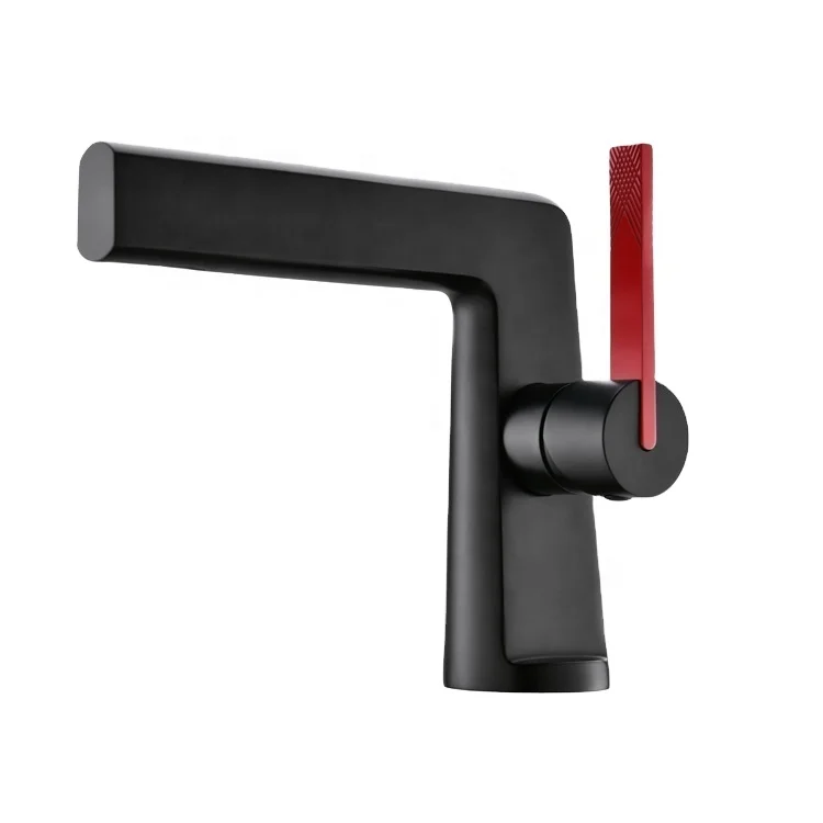 More Durable New Design Basin Faucet 2020 Brass Single Lever Basin Mixer Tap Matte Black Gold Chrome Basin Faucet
