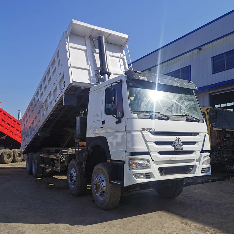 In Stock And Fast Shipping Load Capacity High Horsepower Sinotruk 8x4 dump truck 30ton Truck Howo 12 Wheeler Heavy Duty Lorry