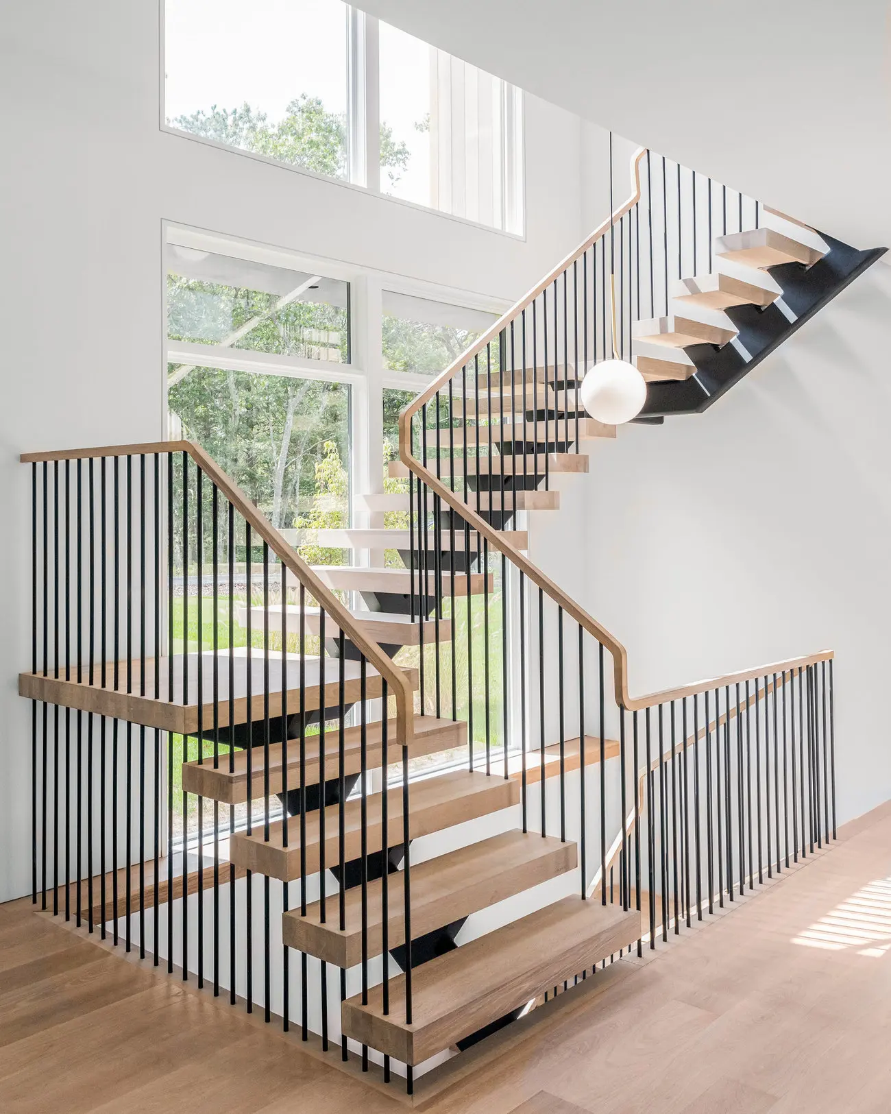 Modern  Design Floating Stairs Pencil Rail Standoff Wire Cable Railing Balustrade