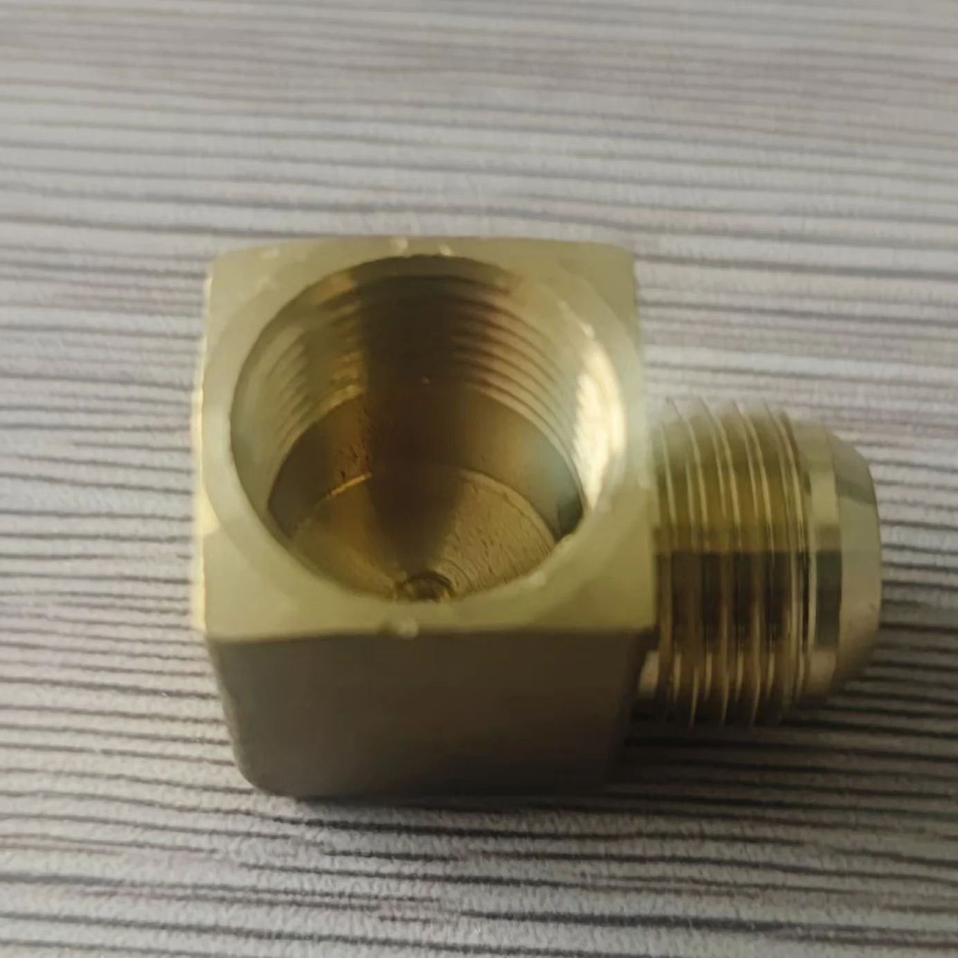 1/4 3/8 1/2 5/8 3/4 SAE 45 Male Female Flare Straight Elbow Cap Brass Fitting UNF Thread Air Conditioner