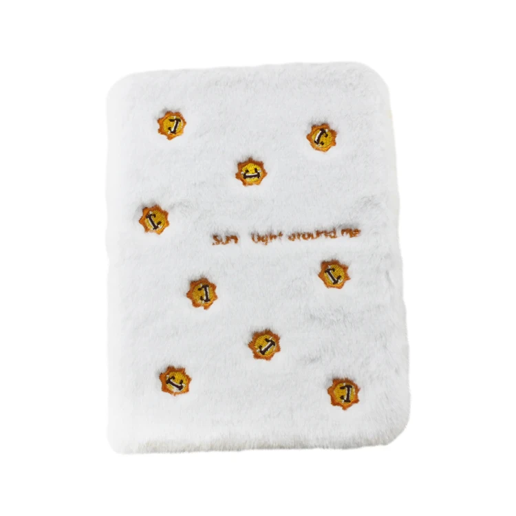 Custom Plush Diary Unicorn Cute Cartoon Gift Notebook For Student Plush Book