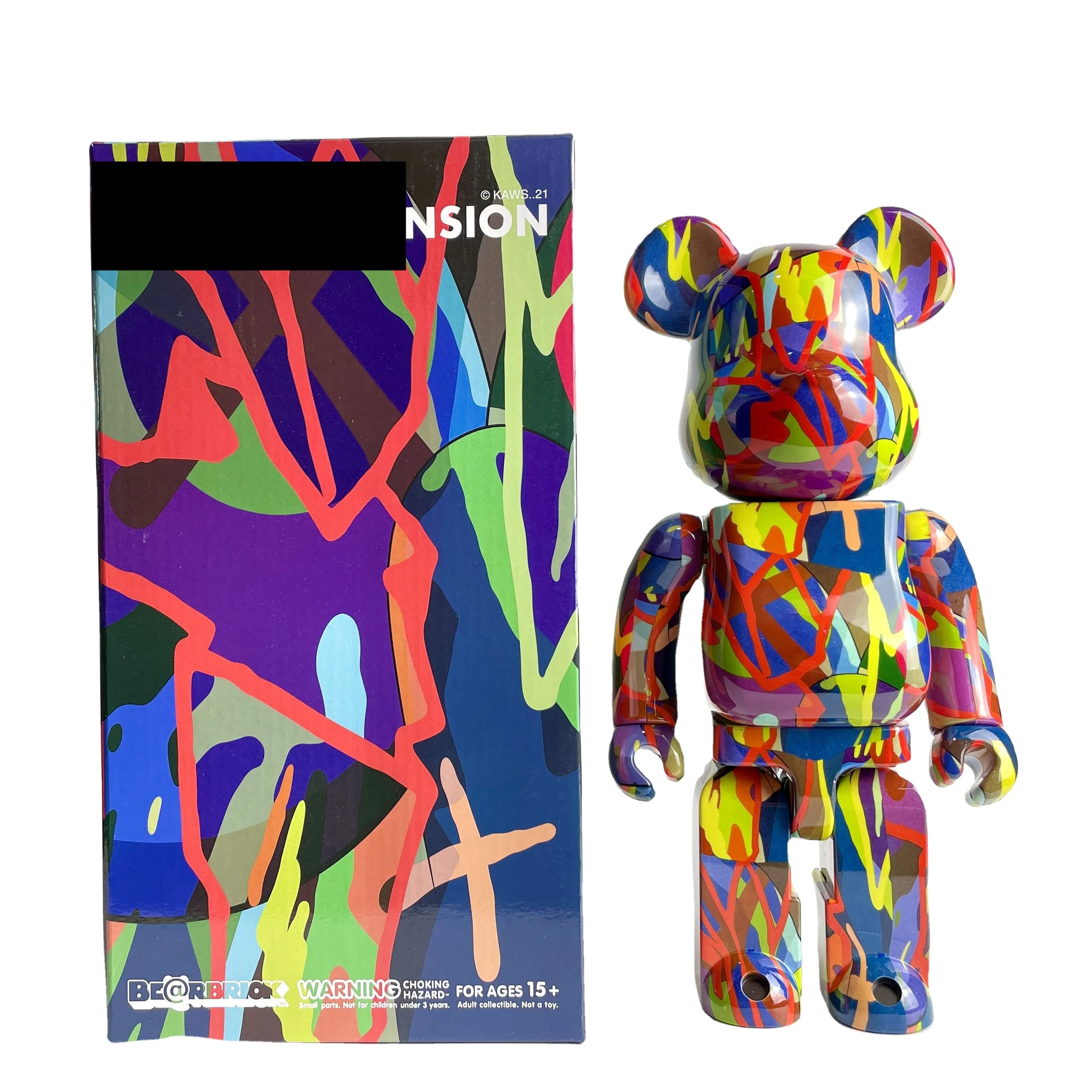 28cm 400% Tide Brand Bearbrick TENSION ABS Action Figure With Boxed