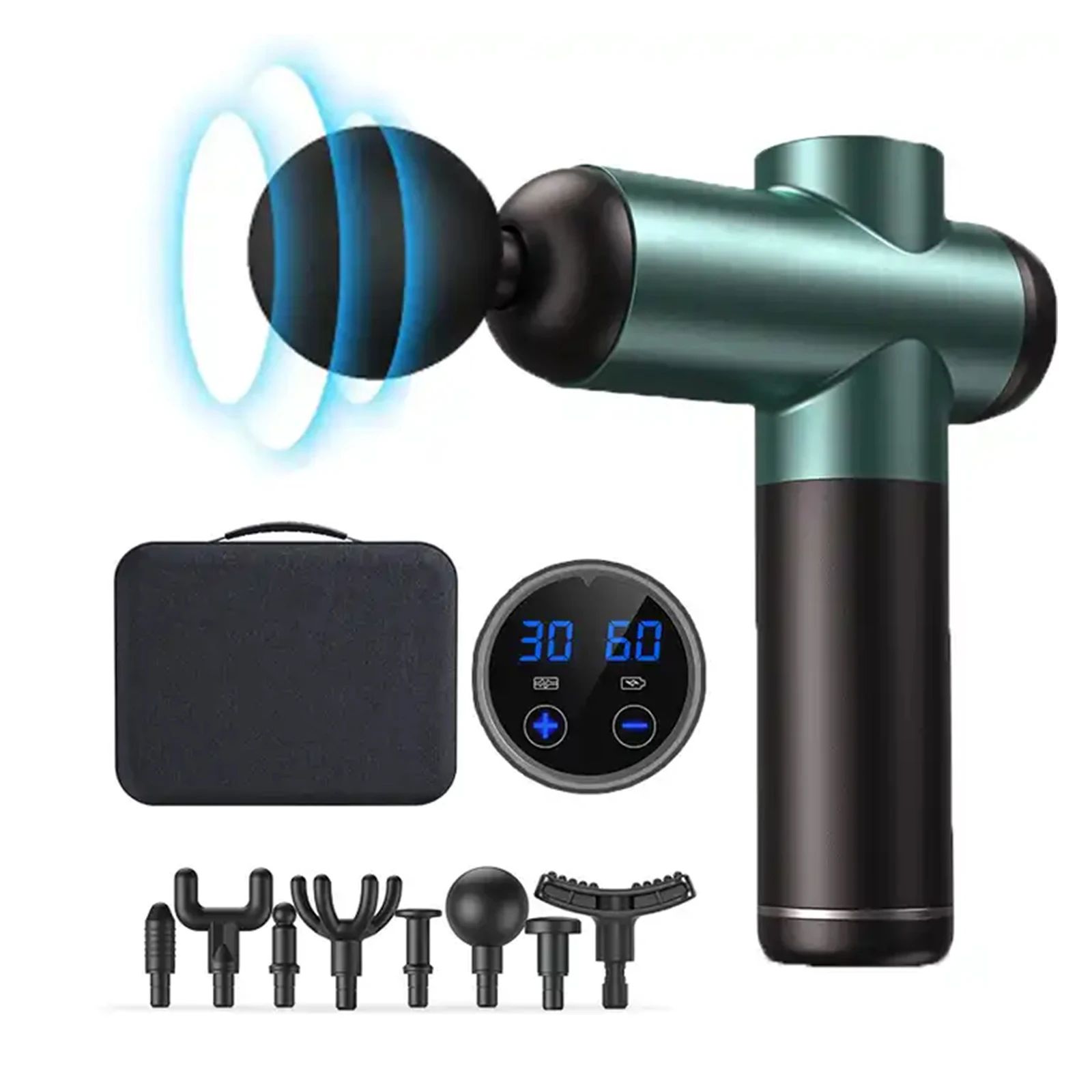 Wireless Silent Mini Body Massage Gun for Athletes Strong Vibration Lightweight Portable Fascia Gun Massager