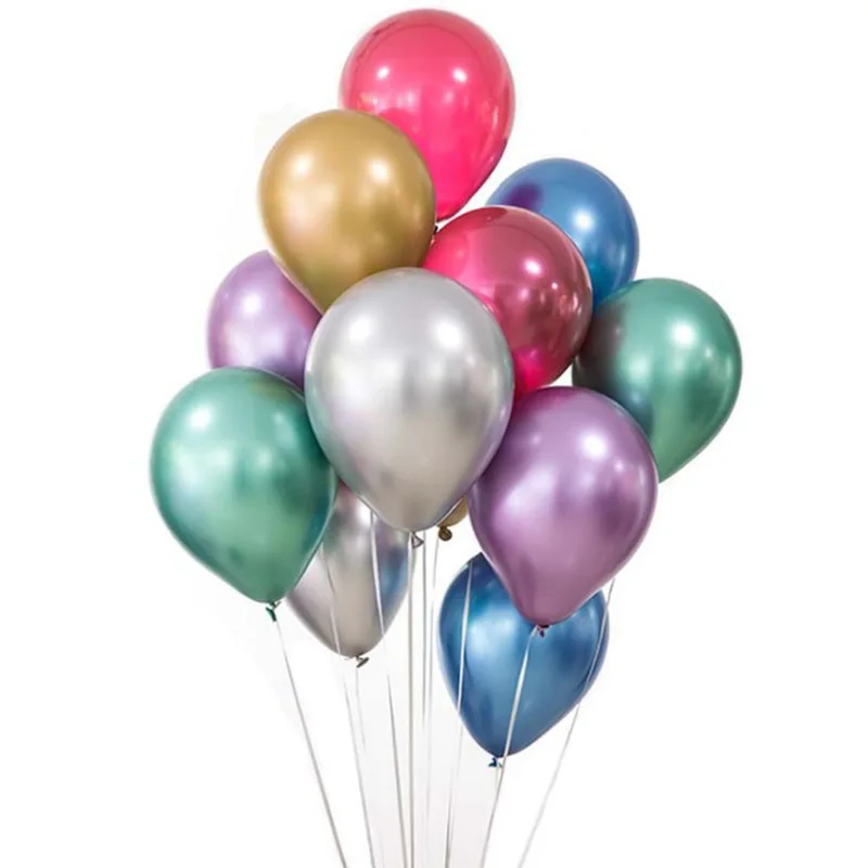 Baloon Manufacturers Wholesale Suppliers 100pcs Latex Helium Balon 5/10/12/18 Inch Chrome Metal Party Balloons Ecuador Balloon