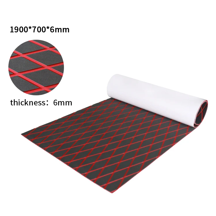 Wavefun Hot Sell Boat Deck Marine Floor Marine Flooring Faux Teak Eva Decking With Self Adhesive