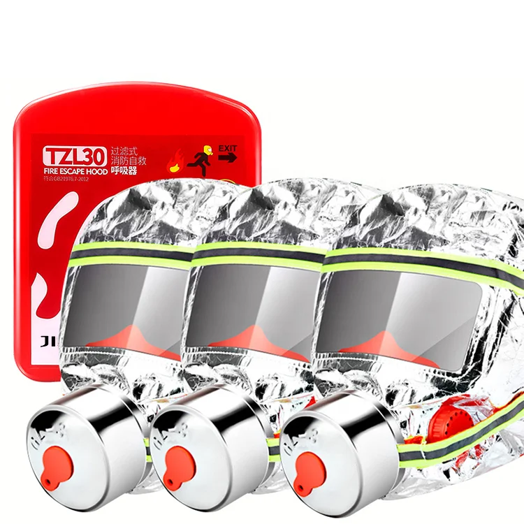 Fire Escape Hood Fire Fighting Protection Emergency Face Safety Breathing Escape Smoke Gas Mask