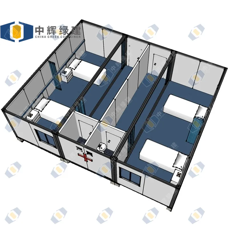 CGCH 2022 мобильный контейнер клиника хижина стильное модульное здание больницы медицинский модуль дом