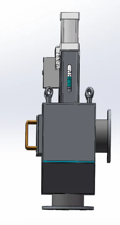 Two-Position Three-Way Directional Control Butterfly Valve For Gas