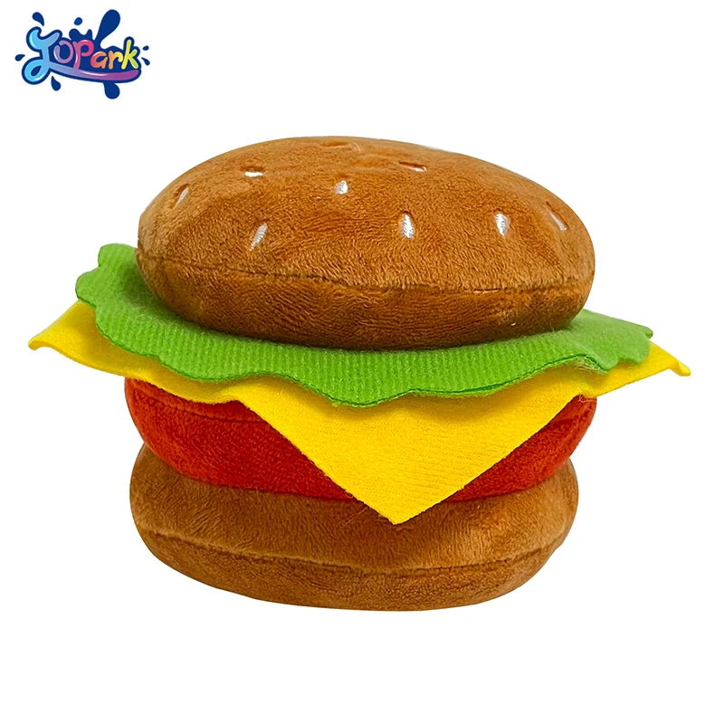 Custom OEM Plush Christmas Doll lovely Plush toy Cookies Hamburger Kids Plush Eggs Doll Soft Chips Christmas gift season