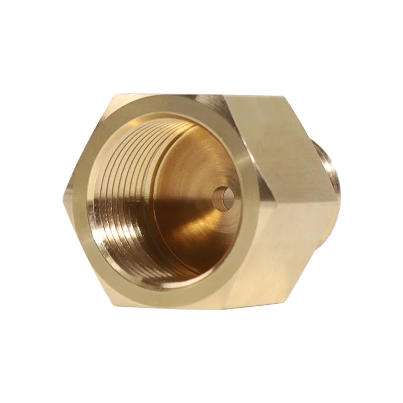 G3/4 CO2 tank Cylinder To W21.8-14  CGA320 Convert Adapter For Filling Charging Co2 Tank Regulators