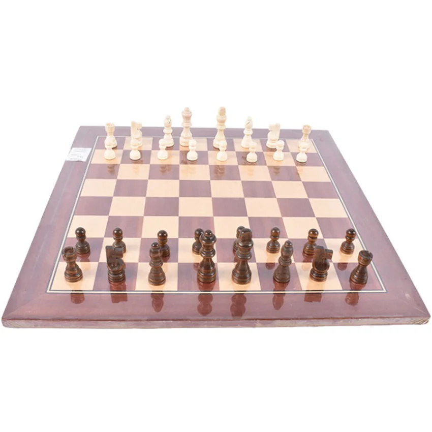 Yuanhe Unfolding 50 cm Chess Board Inlaid Squares Deluxe Wood Chess Board Set